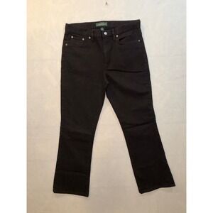 Lauren‎ Jeans Co Ralph Lauren Black Classic Bootcut Denim Jeans Womens Size 12